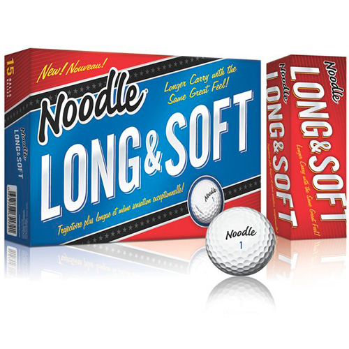TaylorMade Noodle Long & Soft Golf Balls (15 Ball Pack) at