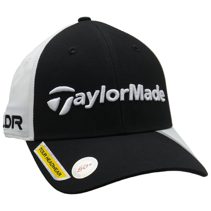 TaylorMade Tour Split Golf Hat Black/White at
