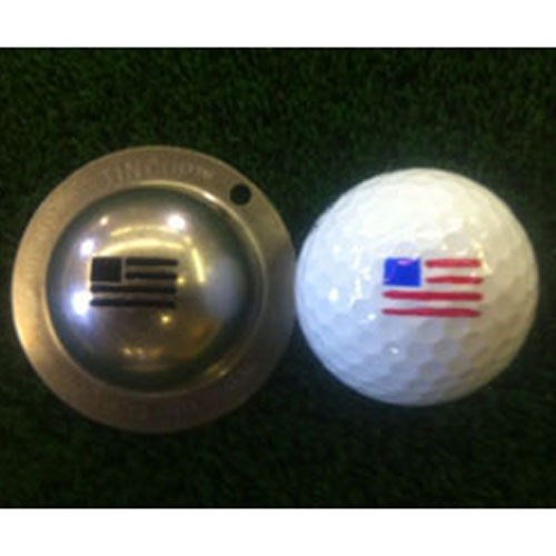 Tin Cup Golf Ball Marker - Stars and Stripes