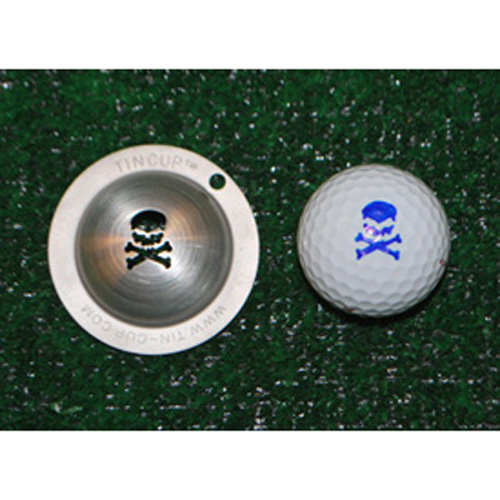 Tin Cup Golf Ball Marker - The Jolly Roger