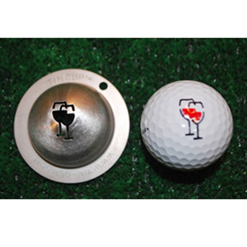 Tin Cup Golf Ball Marker - Vino