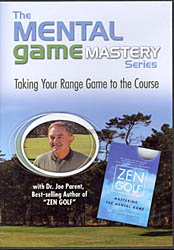 If you've hit the ball great on the range, and then experienced the frustration of not living up to your potential during the round, you'll appreciate this program from Dr. Joe Parent, author of Zen Golf: Mastering the Mental Game. He explains how to take your A game from the practice range and put it into action from the first tee to the 18th green. Includes instruction on an effective pre-shot routine, a good start off the tee, and commitment to every shot to swing with confidence. &nbsp;
