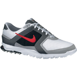 Nike Air Range WP Golf Shoes Size Men\'s 11.5 White‎ Grey Red 418541-161 Nike Air Range Golf Shoes Cleats White Grey Red 418541-161  main image 2