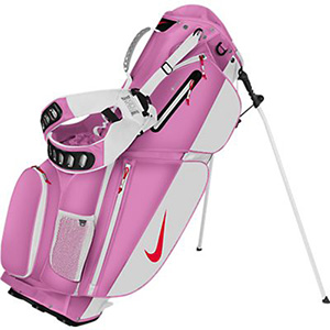 hot pink nike golf bag