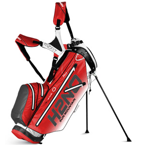 SUN MOUNTAIN H2NO オレンジ スタンドバッグ 2024 H2NO Lite 4-Way Stand Bag - Waterproof Golf Bag