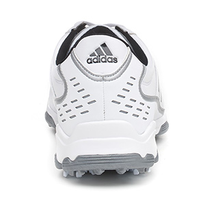 Adidas Golflite Traxion Golf Shoes - Men's White/Black/Silver at  InTheHoleGolf.com