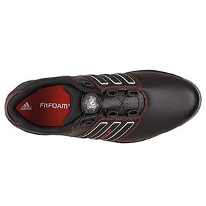 Adidas Tour 360 X Boa Golf Shoes - Black at InTheHoleGolf.com