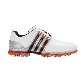 Adidas Tour 360 ATV Golf Shoes - Mens White/Metallic Silver/Energy at  InTheHoleGolf.com