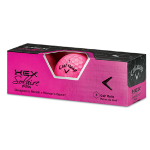 Callaway HEX Solaire Golf Balls (1 Dozen) - Pink at