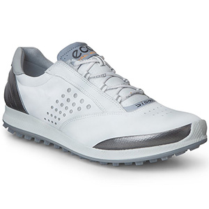Ecco Hybrid 2 Golf Shoes - Womens White/Silver at InTheHoleGolf.com