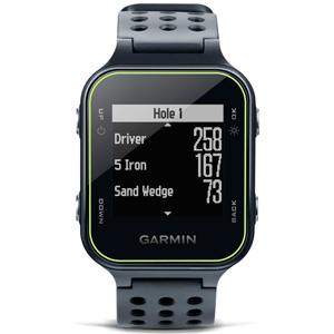 Product Display Garmin Approach S20 GPS Golf Watch - Black at