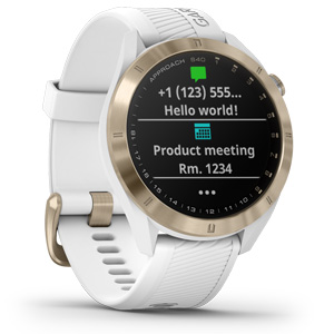 Product Display Garmin Approach S40 GPS Golf Watch - Light Gold