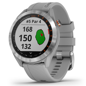 Garmin Approach S40 GPS Golf Watch - Stainless Steel with Powder