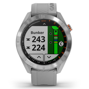 Product Display Garmin Approach S40 GPS Golf Watch - Stainless