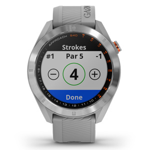 Product Display Garmin Approach S40 GPS Golf Watch - Stainless