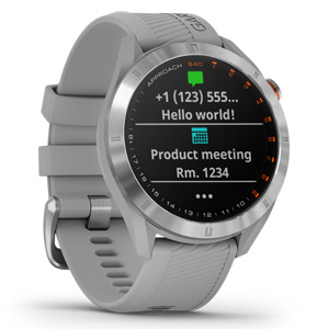 Garmin Approach S40 GPS Golf Watch - Stainless Steel with Powder