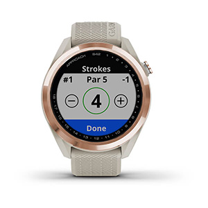 Product Display Garmin Approach S42 GPS Golf Watch - Rose Gold