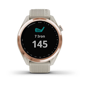 Garmin Approach S42 GPS Golf Watch - Rose Gold with Light Sand