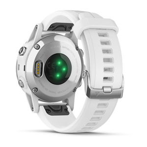 Garmin Fenix 5S Plus Multisport Watch - Sapphire - White with