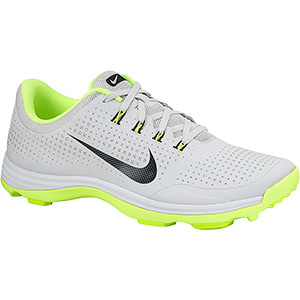 Product Display Nike Lunar Cypress Golf Shoes - Platinum/Volt
