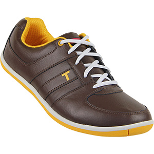 True Linkswear True Vegas Golf Shoes - Brown/Orange at