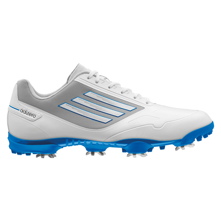 Styre Aubergine fornærme Adidas Adizero One Golf Shoes - Mens Carbon/Bahia Blue at InTheHoleGolf.com
