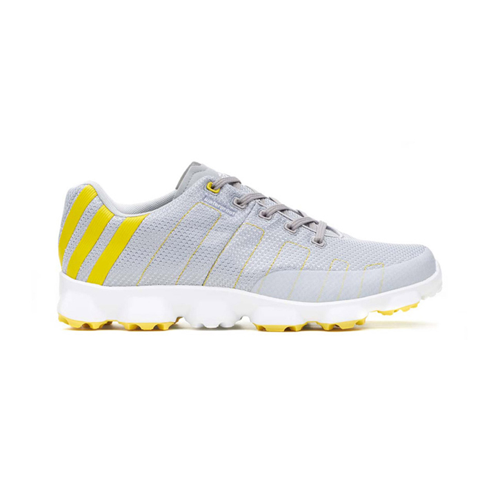 Adidas Crossflex Golf Shoes - Mens Chrome/Yellow/White InTheHoleGolf.com