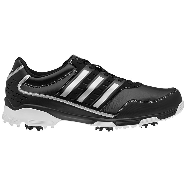 beneficioso Método Molestia Adidas Golflite Traxion Golf Shoes - Men's Wide Black/Black/Silver at  InTheHoleGolf.com