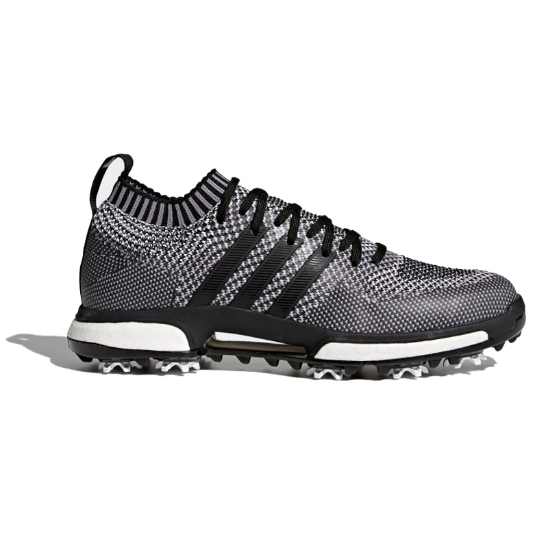 Prestado Tóxico tijeras 2018 Adidas Tour 360 Knit Golf Shoes - Black/Grey/White at InTheHoleGolf.com