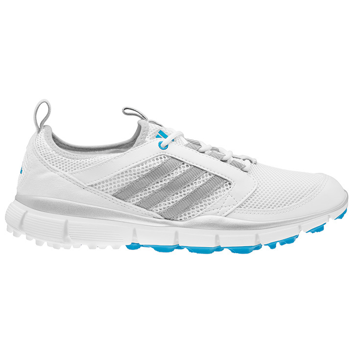 Adidas Adistar Shoes - White/Silver/Blue at