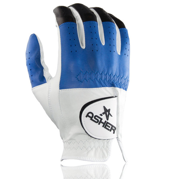 Asher Black & Blue Golf Glove at