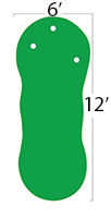 Big Moss Portable Putting Greens