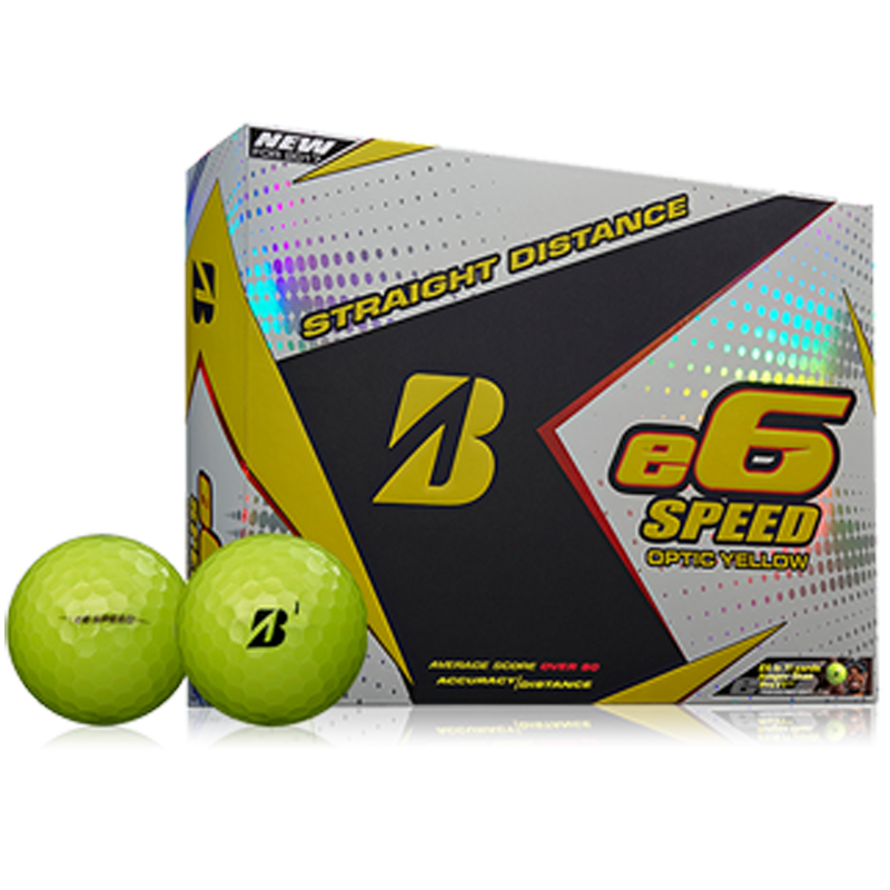 Bridgestone e6 Speed Golf Balls (1 Dozen) Yellow at