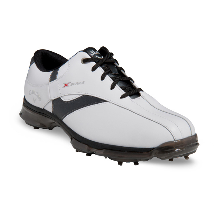 2014 Callaway X Nitro Golf Shoes - Mens White/Black at InTheHoleGolf.com