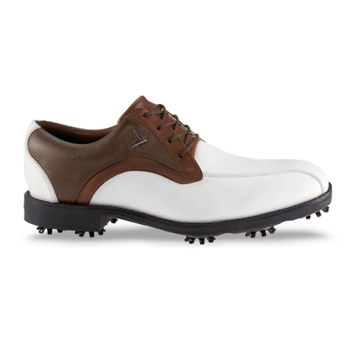 Callaway 2012 FT Chev Blucher Saddle Mens Golf Shoe - White/Brown at ...