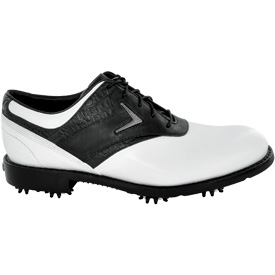 Callaway FT Chev Saddle Golf Shoes - Mens White/Black at InTheHoleGolf.com