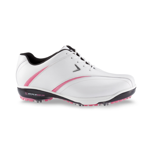 Callaway 2012 Hyperbolic Womens Golf Shoe - White/Pink at