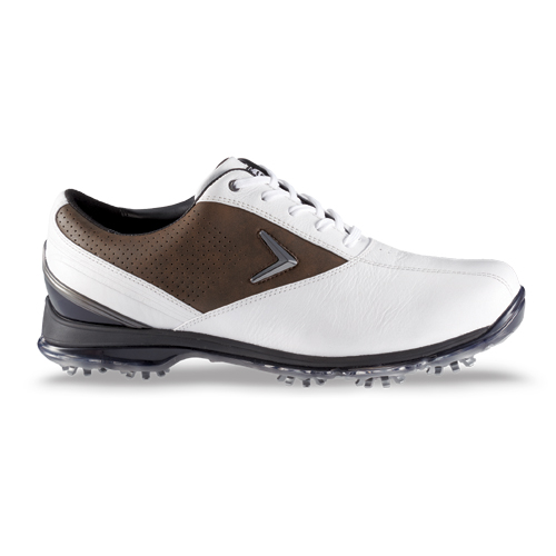 Callaway 2012 RAZR Mens Golf Shoe White/Brown at