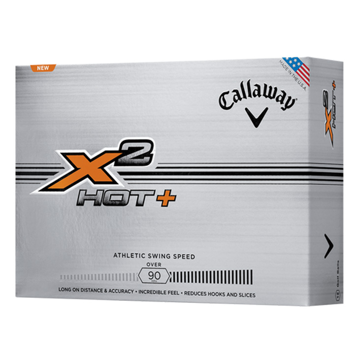 Callaway X2 Hot + Golf Balls (1 Dozen) White at