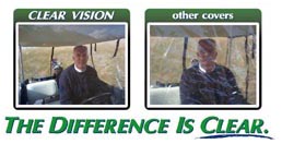 clear vision golf cart cover visibility