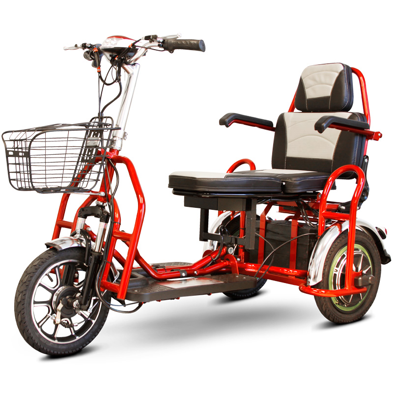 Ewheels Ew 02 Folding Electric 3 Wheel Mobility Scooter 2 Passenger