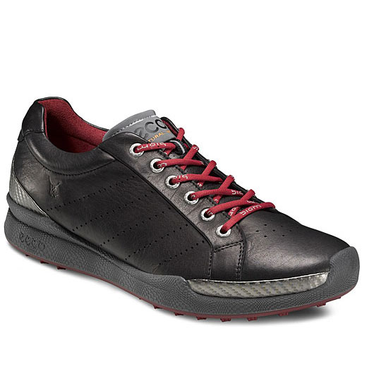 Ecco Biom Hybrid Golf Shoes - Mens Black/Brick at InTheHoleGolf.com