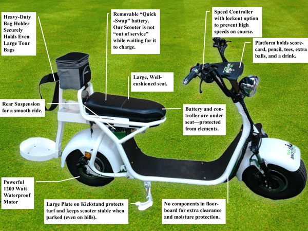 fat tire golf scooter