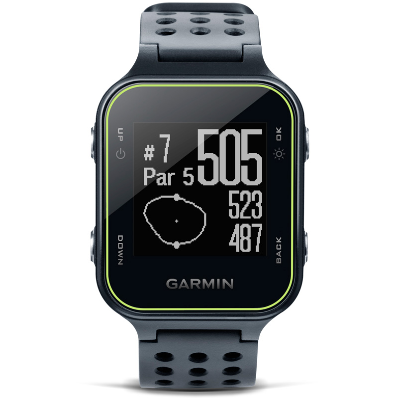 personale slim han Garmin Approach S20 GPS Golf Watch - Black at InTheHoleGolf.com