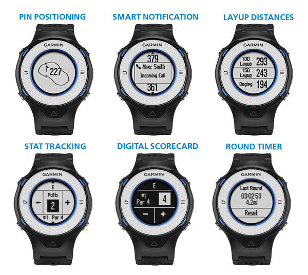 millimeter bekymring Mentor Garmin Approach S4 GPS Golf Watch - Black/Blue at InTheHoleGolf.com