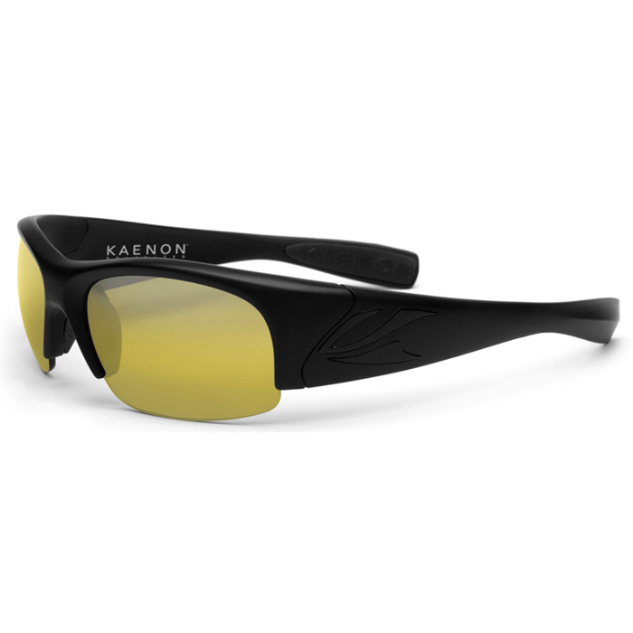 Kaenon Hard Kore Polarized Sunglasses - Matte Black Y35 at