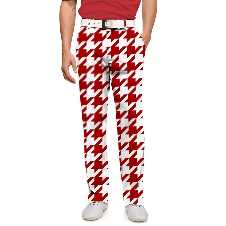 Loudmouth Golf Pants Redtooth at