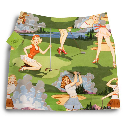 Loudmouth Golf Skort Birds of Paradise at