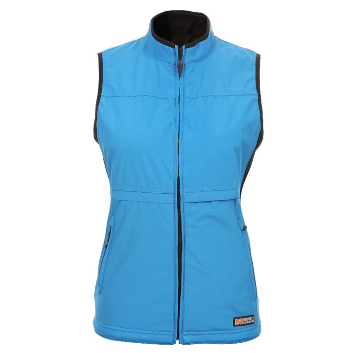 Mobile Warming Womens Heated Golf Softshell Vest Blue at
