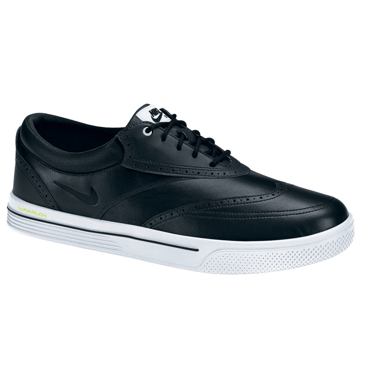 Nike Lunar Swingtip Shoes - Leather Black/White at